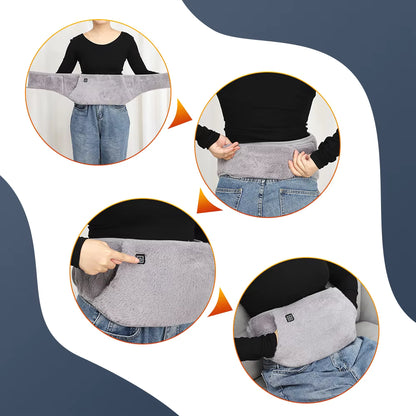 2-in-1 Electric Graphene Heating Belt & Hand Warmer for Menstrual & Waist Relief