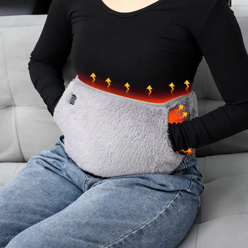 2-in-1 Electric Graphene Heating Belt & Hand Warmer for Menstrual & Waist Relief
